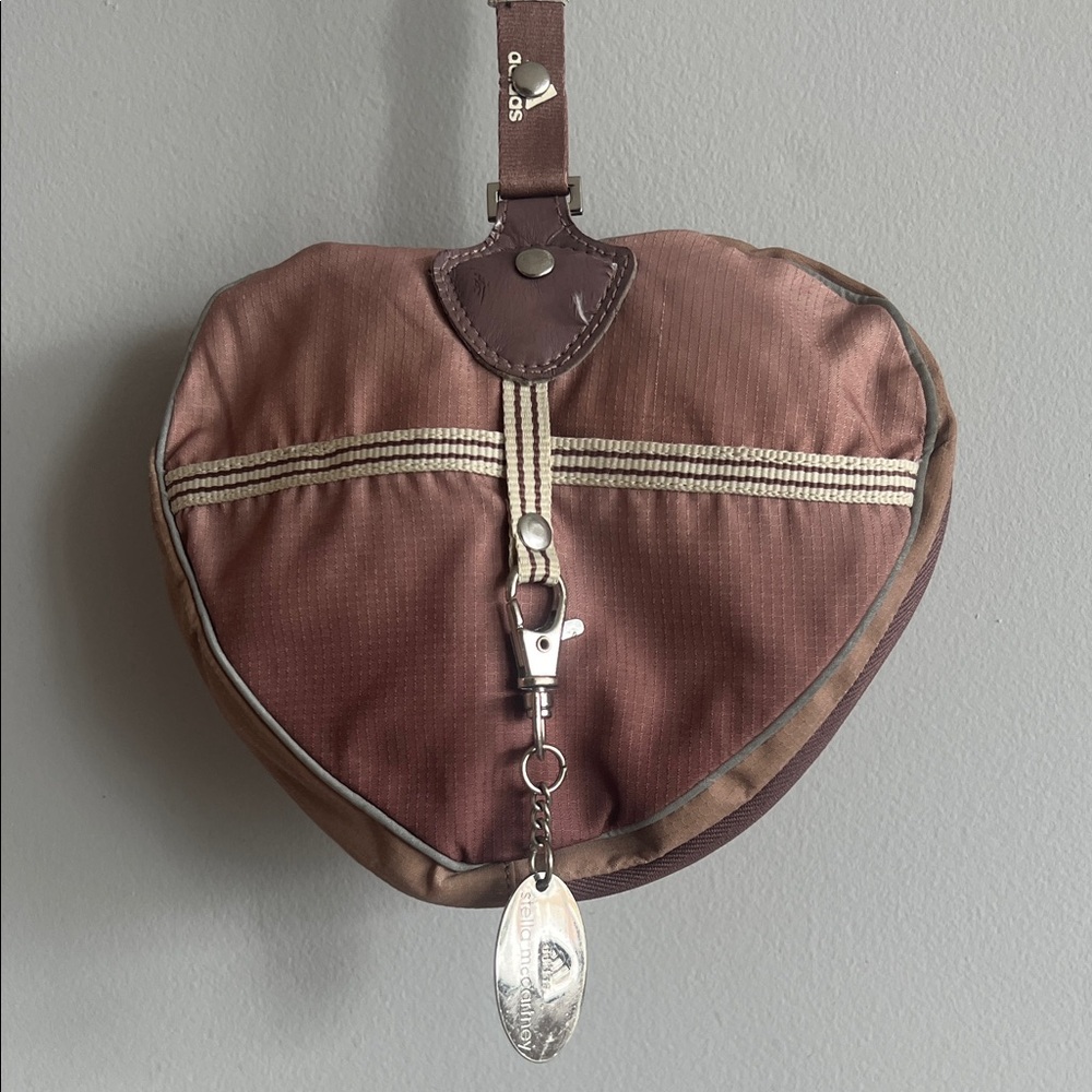 Adidas by Stella McCartney Heart-Shaped Belt Bag in Brown